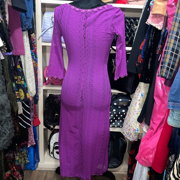 VTG Betsey Johnson Lace Dress - Picture 3 of 4